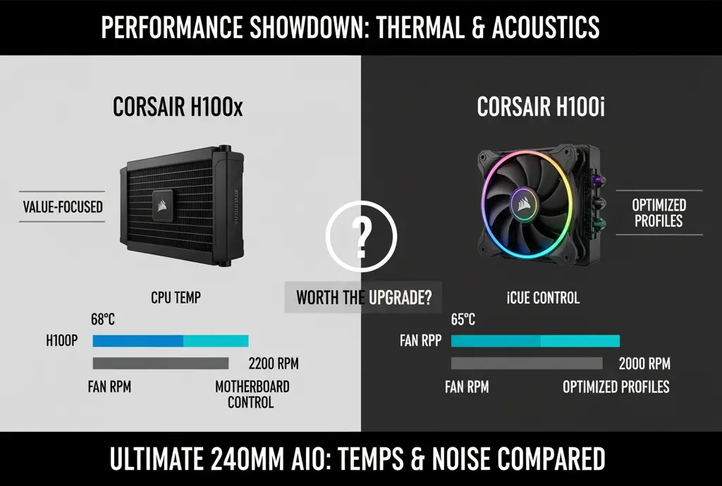Corsair H100x or H100i