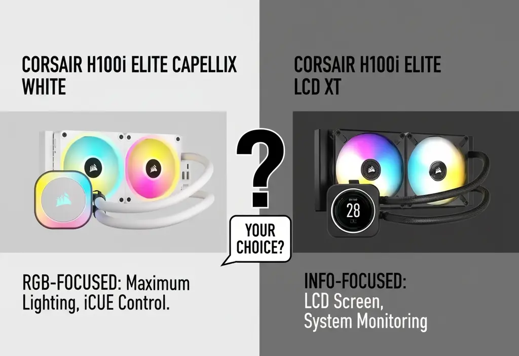 Corsair H100x vs H100i