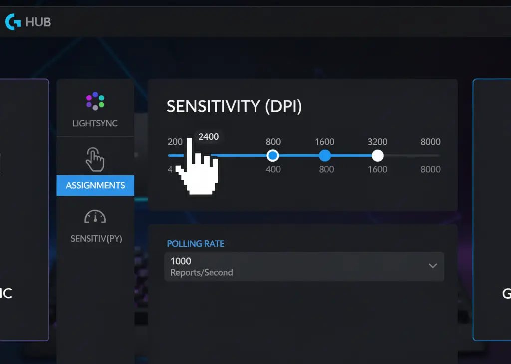 Customize Your DPI Levels for Logitech G203