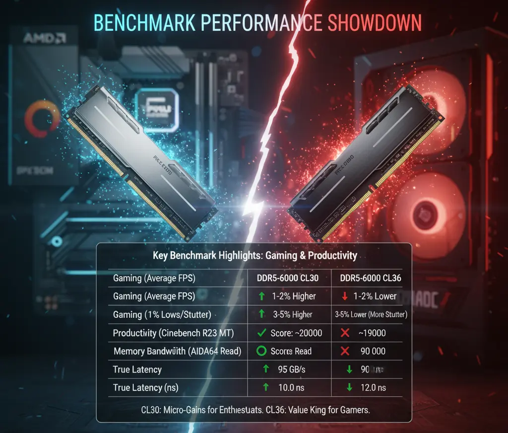 DDR5 6000 CL30 and CL36