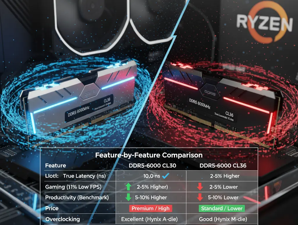 DDR5 6000 CL30 or CL36