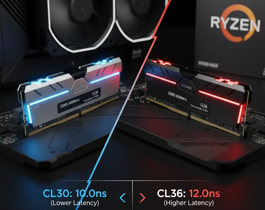 DDR5 6000 CL30 vs CL36