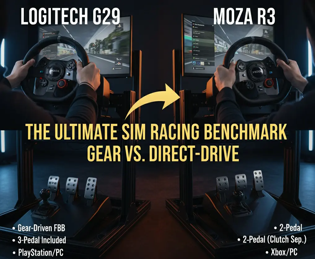 Logitech G29 Vs Moza R3: Entry-Level Sim Racing Battle
