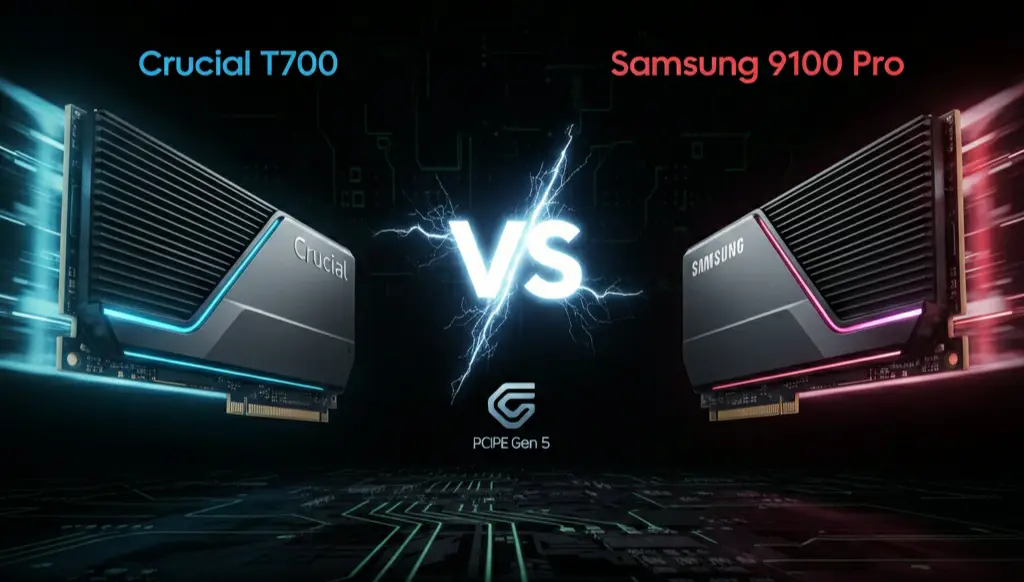 Crucial T700 vs Samsung 9100 Pro