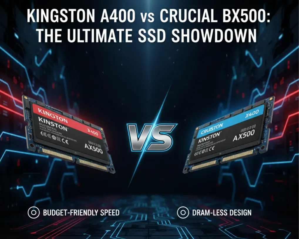 Kingston A400 vs Crucial BX500