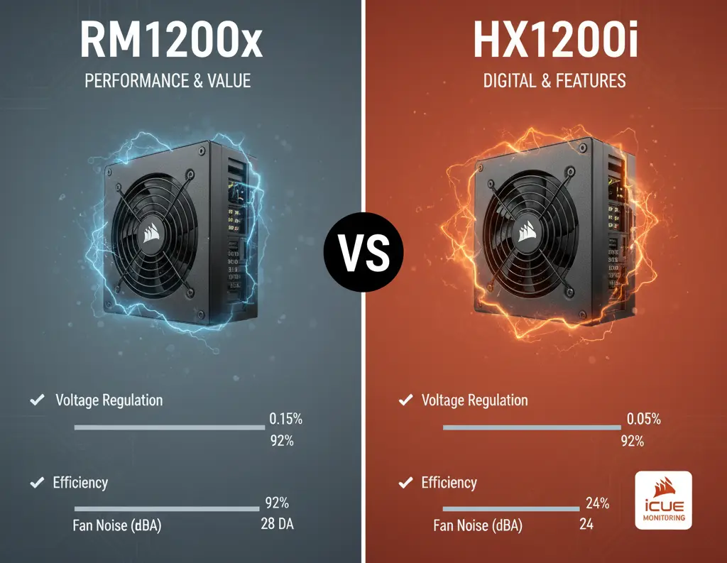 Corsair RM1200x or HX1200i