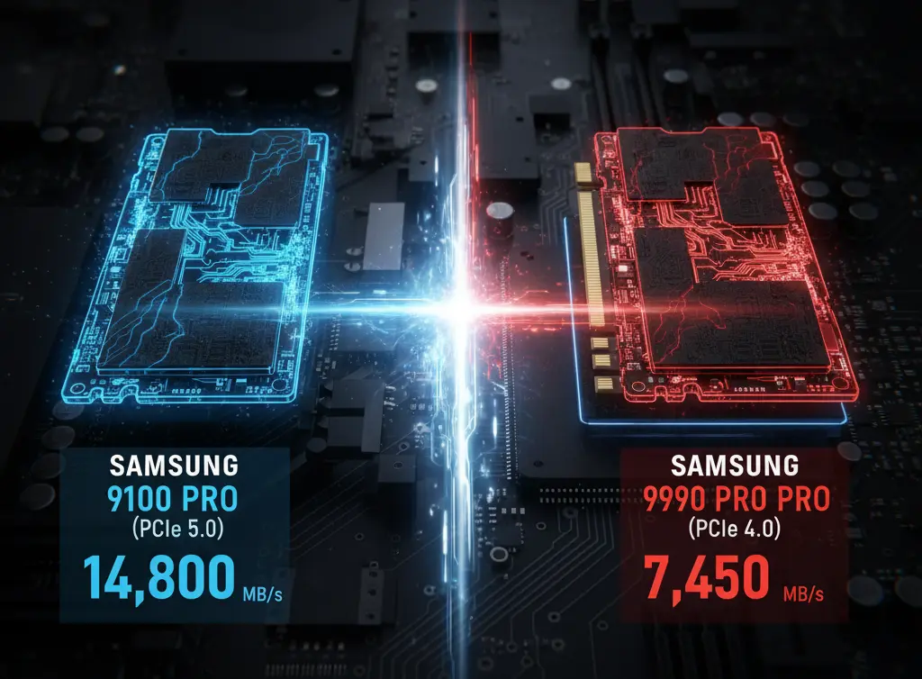 Samsung 9100 Pro vs 990 Pro
