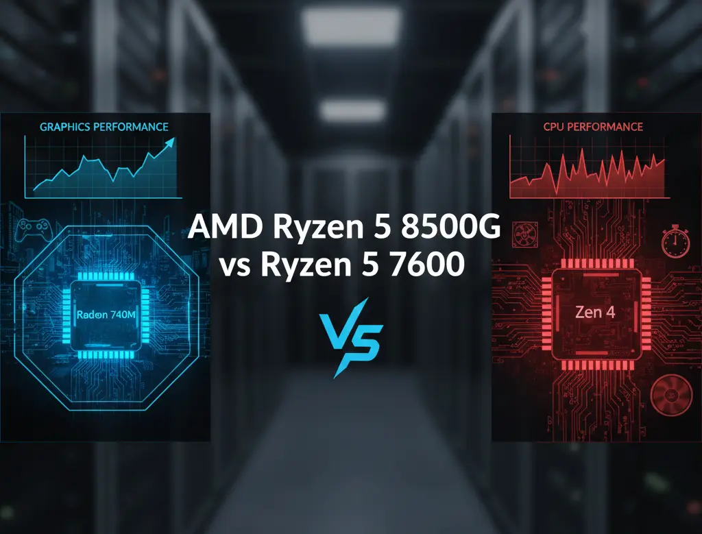 AMD Ryzen 5 8500G vs 7600