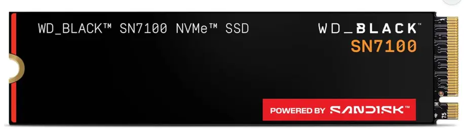 WD Black SN7100 or SN850X