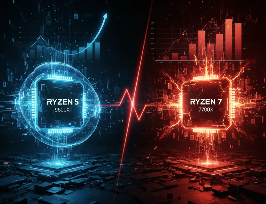 Gaming Ryzen 5 9600X and Ryzen 7 7700X