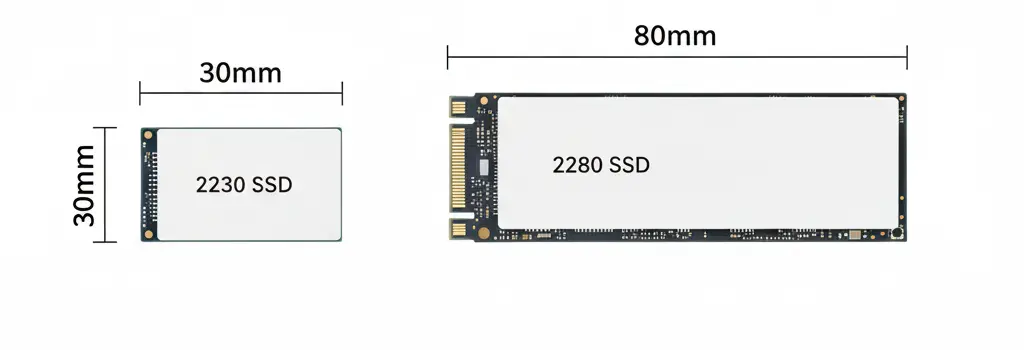 2230 vs 2280 SSD