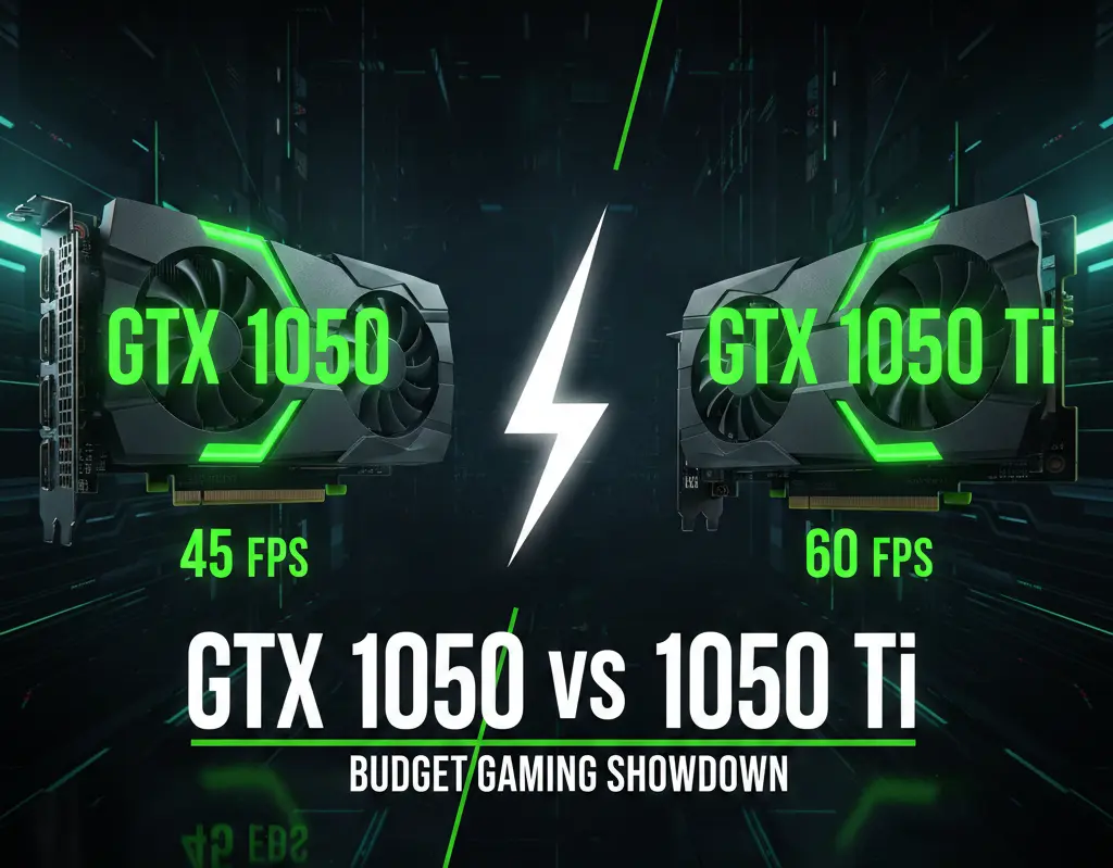 NVIDIA GeForce GTX 1050 vs 1050 Ti