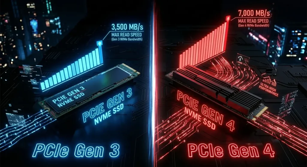 PCIe Gen 3 vs Gen 4