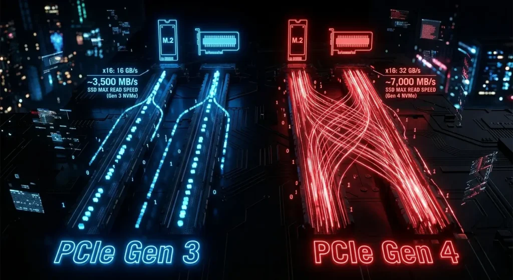 PCIe Gen 4 vs Gen 3