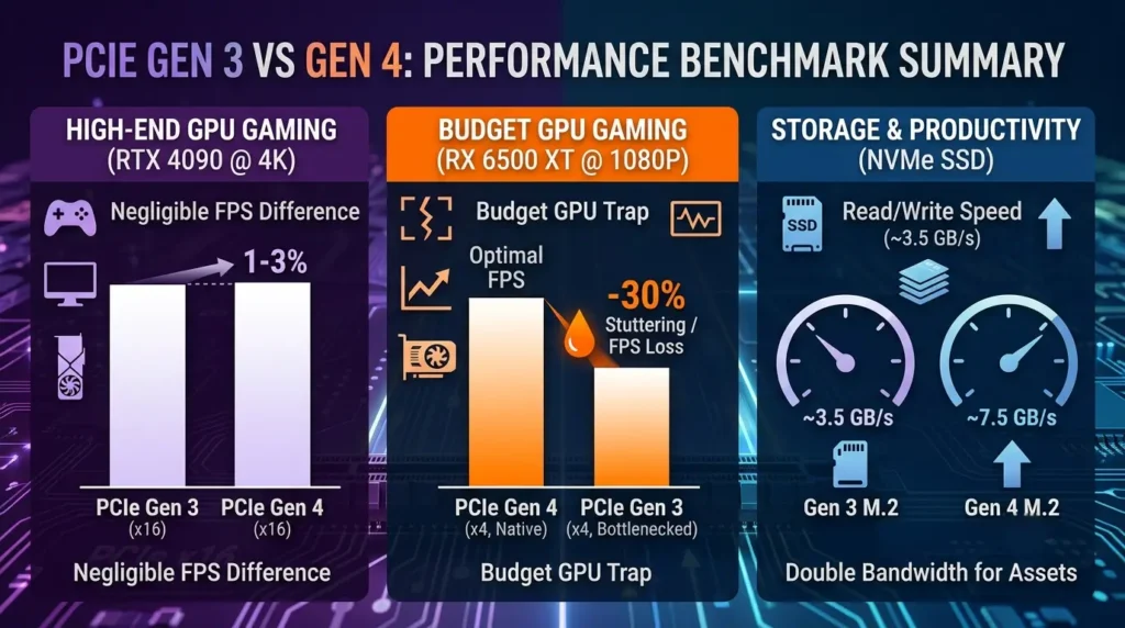 PCIe Gen 3 vs Gen 4 Graphics Card