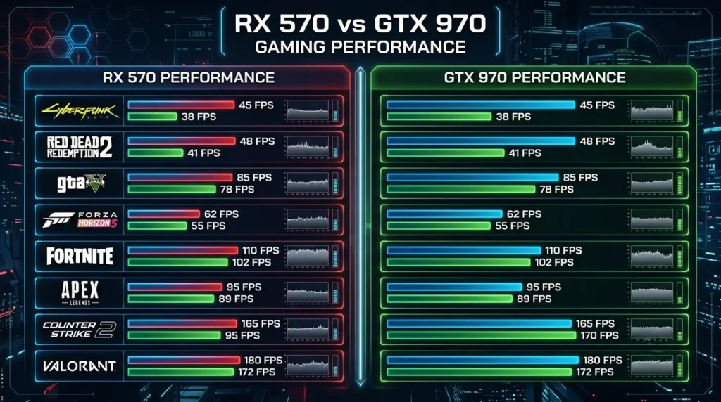 GTX 970 Vs RX 570
