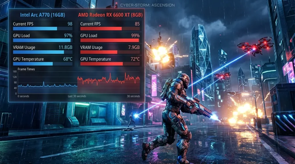 RX 6600 XT Vs Intel Arc A770