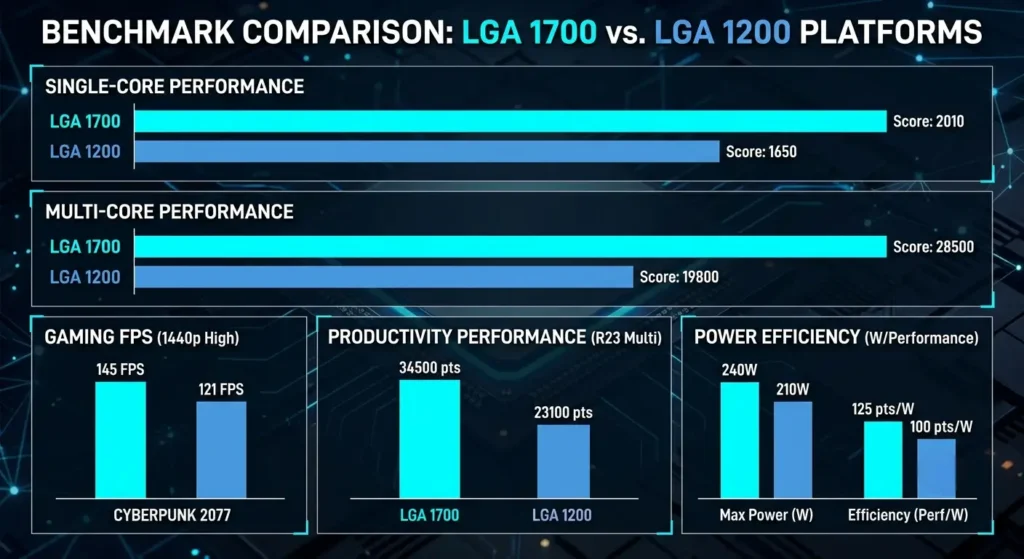 LGA 1700 vs LGA 1200