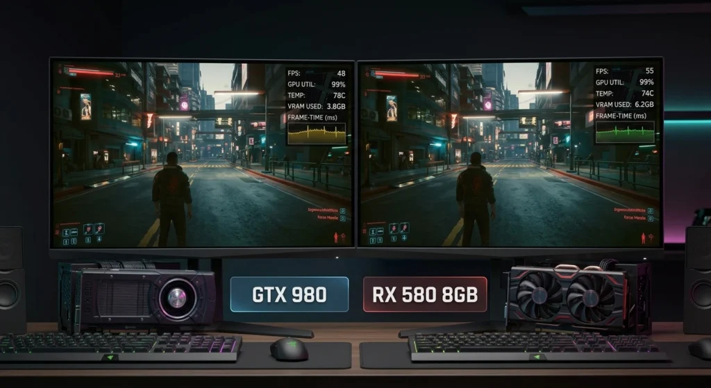 RX 580 vs GTX 980