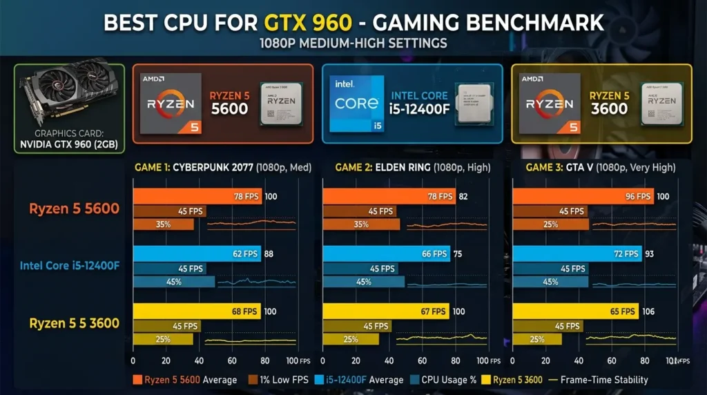 Best CPU for GTX 960